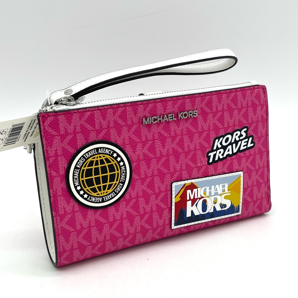 Michael Kors Large Double Zip WalletTravel Wristlet